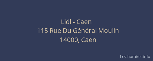 Lidl - Caen