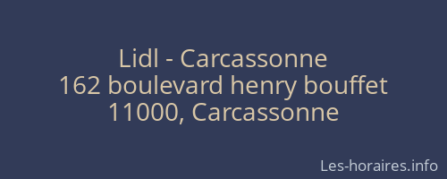 Lidl - Carcassonne