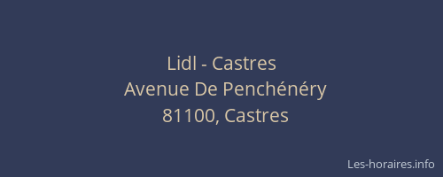 Lidl - Castres