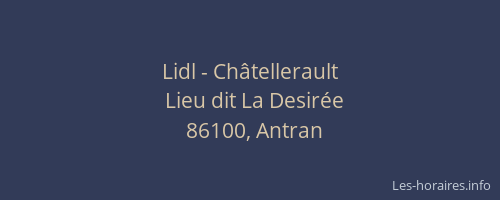 Lidl - Châtellerault