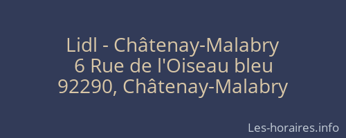 Lidl - Châtenay-Malabry