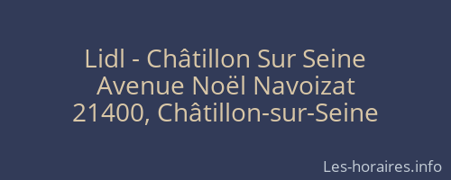 Lidl - Châtillon Sur Seine
