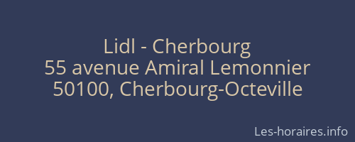 Lidl - Cherbourg