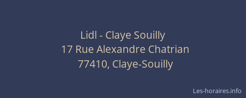Lidl - Claye Souilly