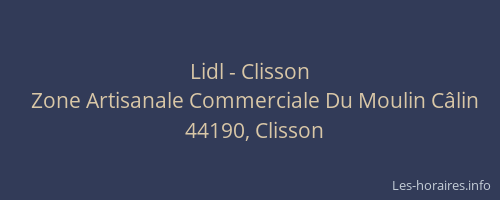 Lidl - Clisson