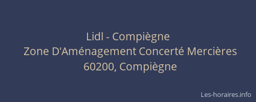 Lidl - Compiègne