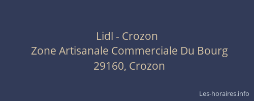 Lidl - Crozon