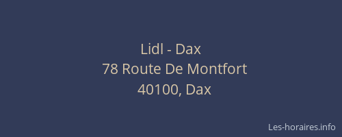 Lidl - Dax