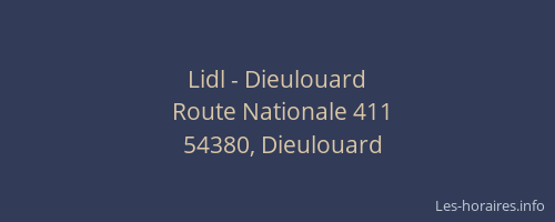 Lidl - Dieulouard