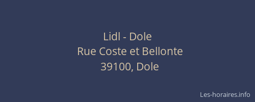 Lidl - Dole