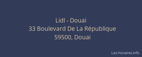Lidl - Douai