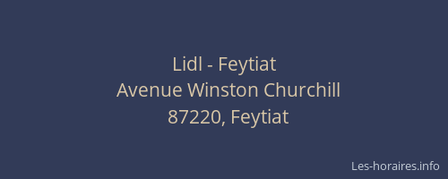 Lidl - Feytiat