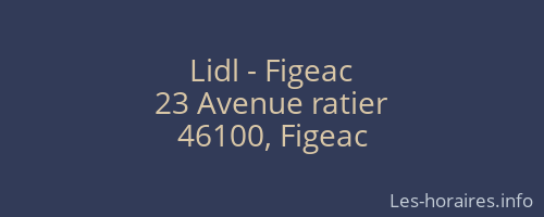 Lidl - Figeac