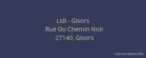 Lidl - Gisors