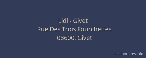 Lidl - Givet