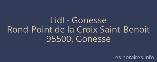 Lidl - Gonesse