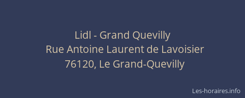 Lidl - Grand Quevilly