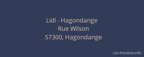 Lidl - Hagondange