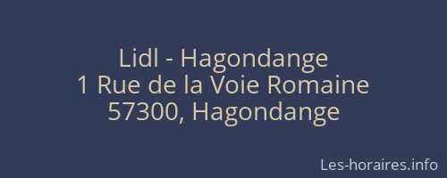 Lidl - Hagondange