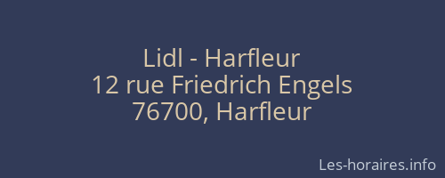 Lidl - Harfleur