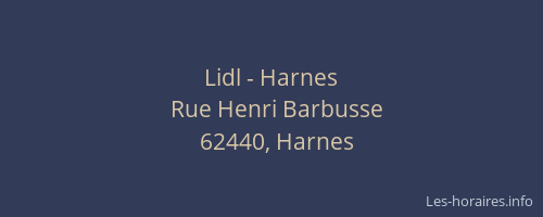Lidl - Harnes