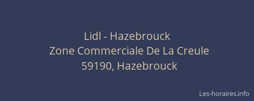 Lidl - Hazebrouck