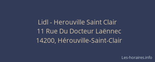 Lidl - Herouville Saint Clair