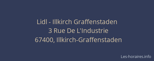 Lidl - Illkirch Graffenstaden