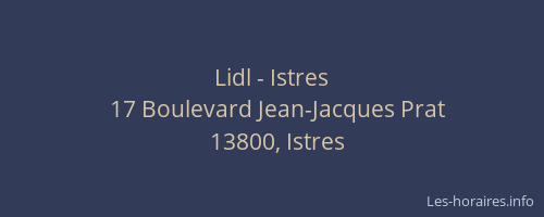 Lidl - Istres
