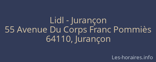 Lidl - Jurançon