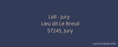 Lidl - Jury