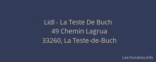 Lidl - La Teste De Buch