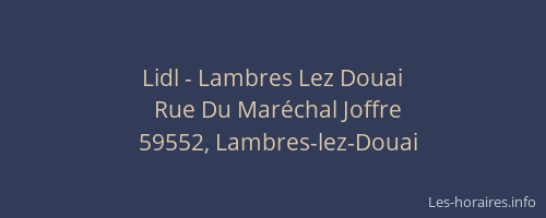 Lidl - Lambres Lez Douai