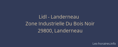 Lidl - Landerneau