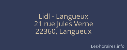 Lidl - Langueux