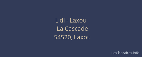 Lidl - Laxou