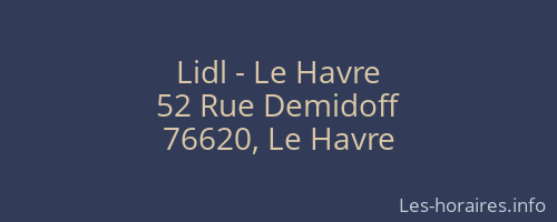 Lidl - Le Havre