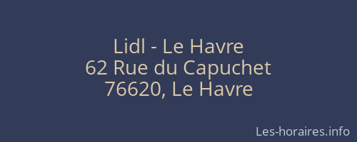 Lidl - Le Havre