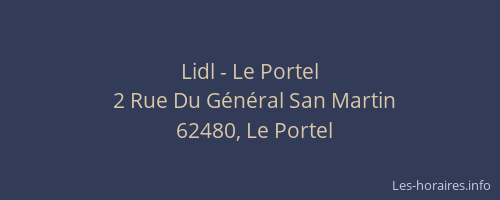 Lidl - Le Portel