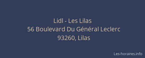 Lidl - Les Lilas