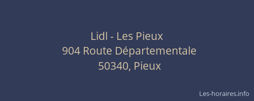 Lidl - Les Pieux