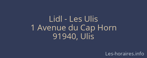 Lidl - Les Ulis
