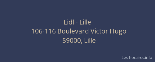 Lidl - Lille