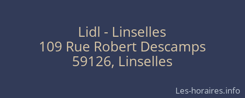 Lidl - Linselles