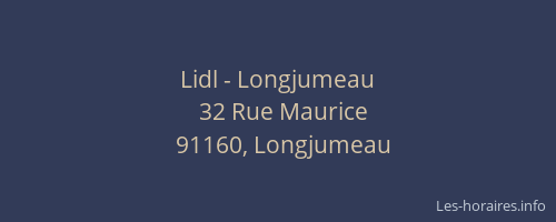 Lidl - Longjumeau