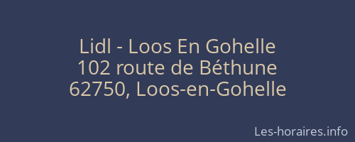 Lidl - Loos En Gohelle