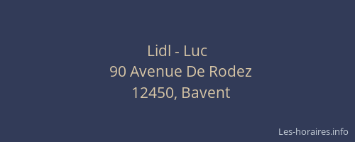 Lidl - Luc