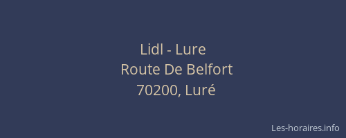 Lidl - Lure