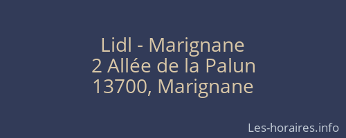 Lidl - Marignane