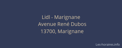 Lidl - Marignane